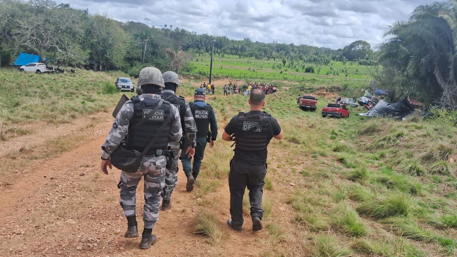 Ocupação irregular é desmobilizada em fazenda de Palestina do Pará
