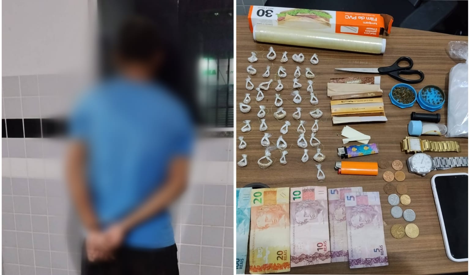 Suspeito de tráfico tenta fugir pulando cerca de arame farpado, mas acaba preso no Pará