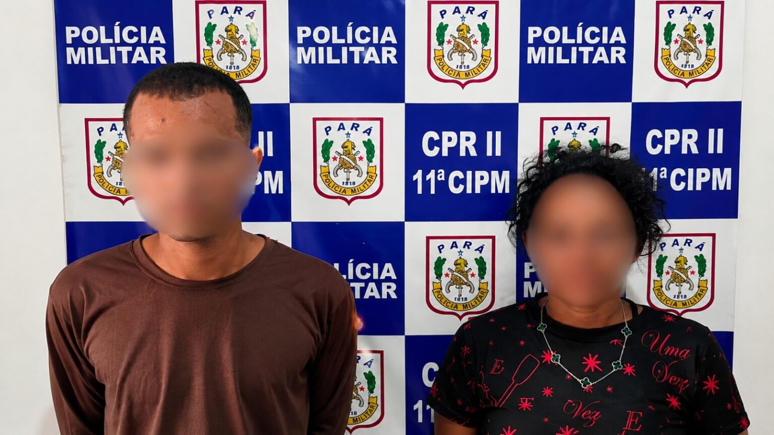 Homem e mulher são presos após assalto a pedestre e vítima recupera celular em Rondon do Pará