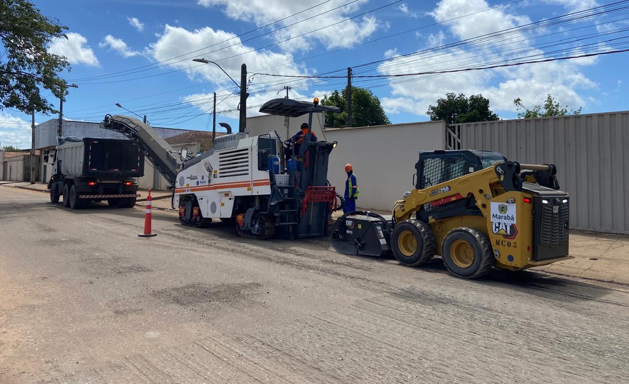 Prefeitura de Marabá avança no recapeamento da Avenida Sororó