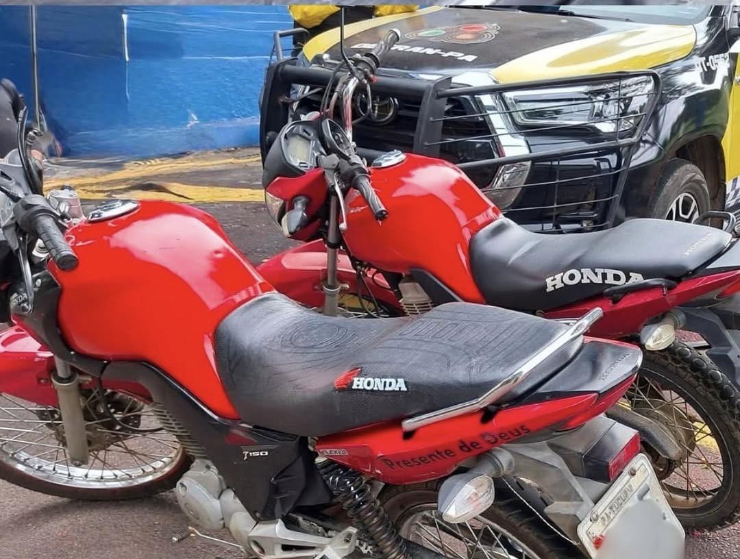 Detran apreende duas motos com registros de furto e roubo durante fiscalização em Tucuruí