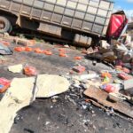 Grave acidente entre carretas e caminhão deixa vítimas fatais na BR-155, entre Xinguara e Eldorado dos Carajás