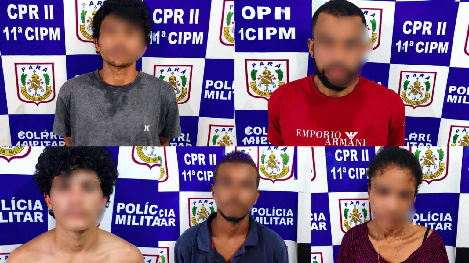Cinco suspeitos são presos após série de furtos em Rondon do Pará