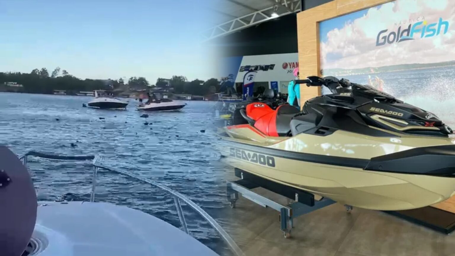 Jet ski explode no Rio Tocantins e piloto fica ferido em Marabá