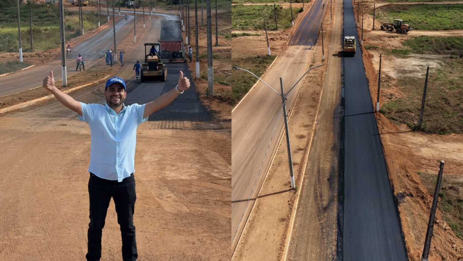 O que era utopia virou realidade: Itupiranga avança com obras de asfaltamento