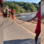 Micro-ônibus cai de ponte no Rio Curuá-Una no Pará