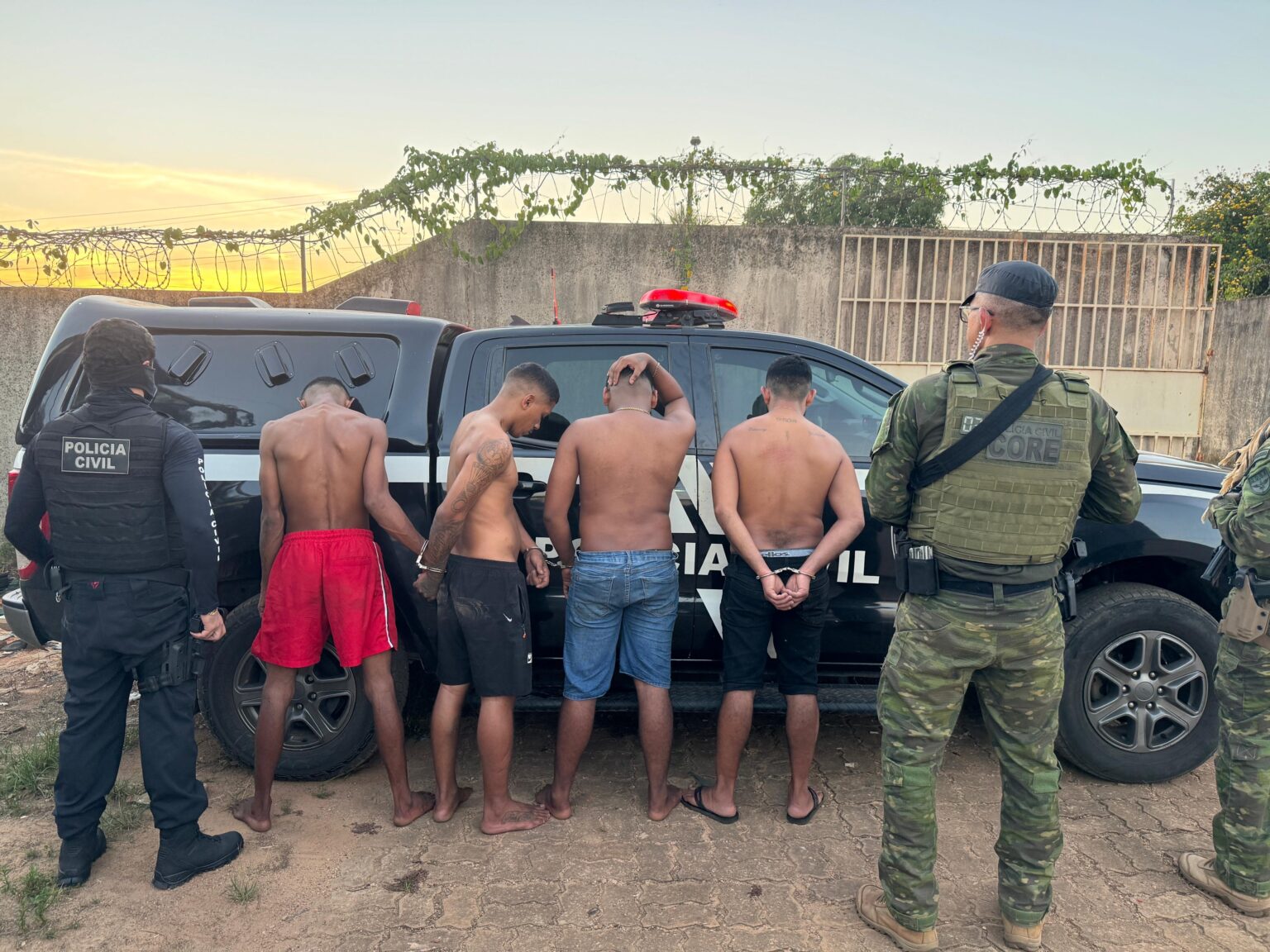 Operação da Polícia Civil termina com suspeito morto e três presos em Tucumã