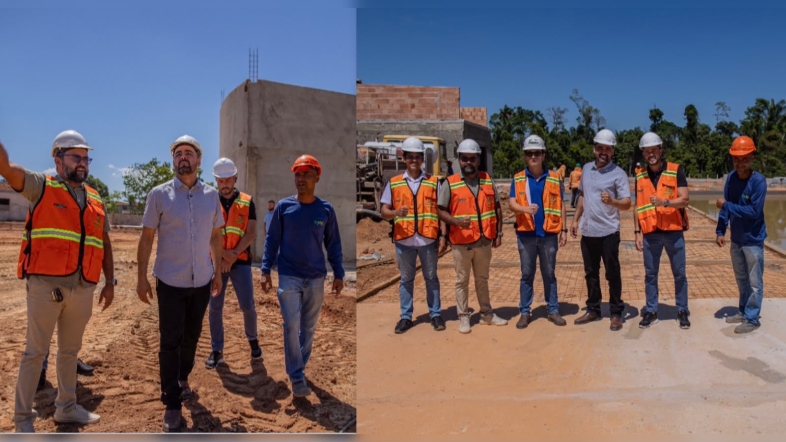 Prefeito Aurélio Goiano acompanha avanço das obras do Parque Maria Bonita em Parauapebas