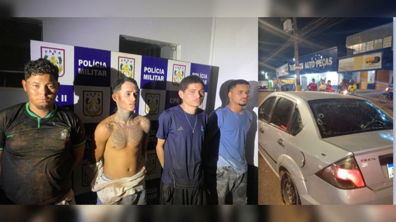 Troca de tiros deixa policial e suspeito baleados no km 6, em Marabá