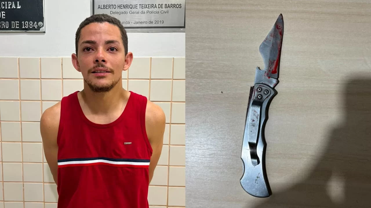 Homem é preso pela Polícia Militar após homicídio com canivete em Jacundá‌