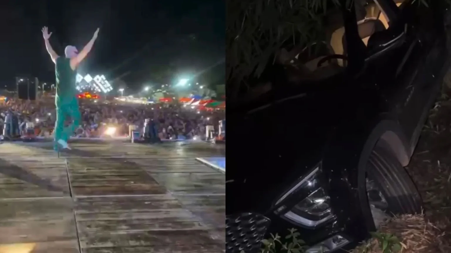 MC Dourado sofre acidente de carro após show no Pará