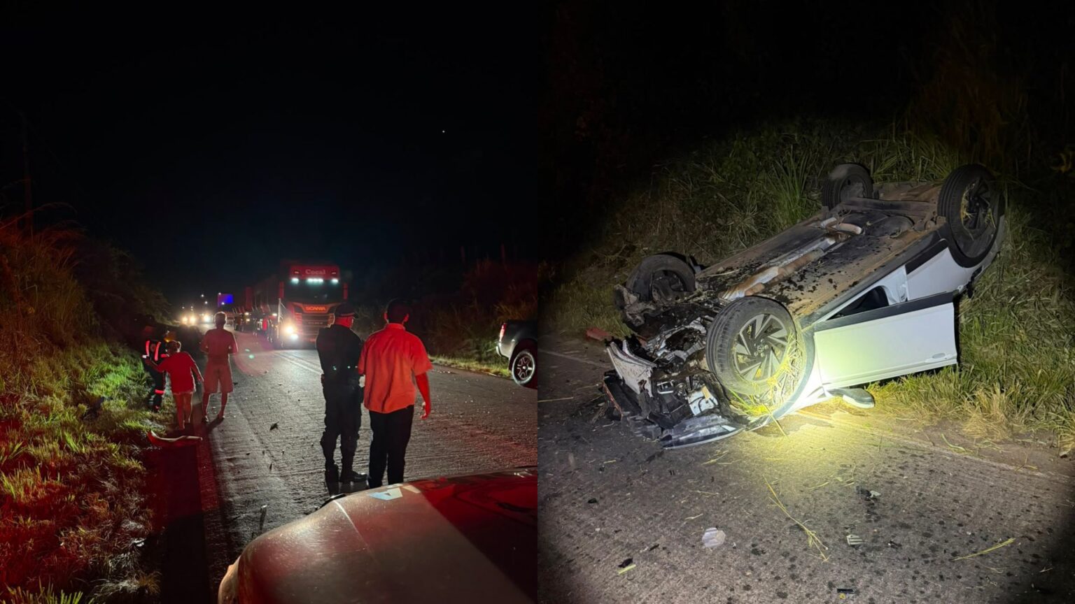 Colisão frontal entre carro e moto deixa um morto na BR-155, no sul do Pará