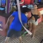 VÍDEO: Oficial de Justiça de Marabá cospe no rosto de garçonete em bar no Piauí