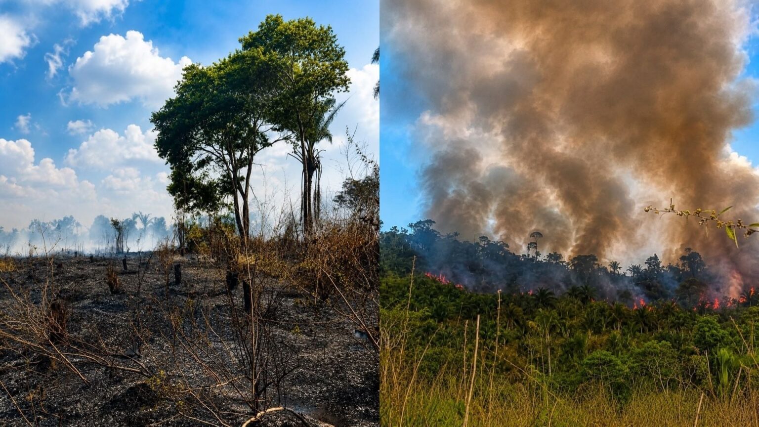 Incêndio avança em Terra Indígena Apyterewa no sul do Pará