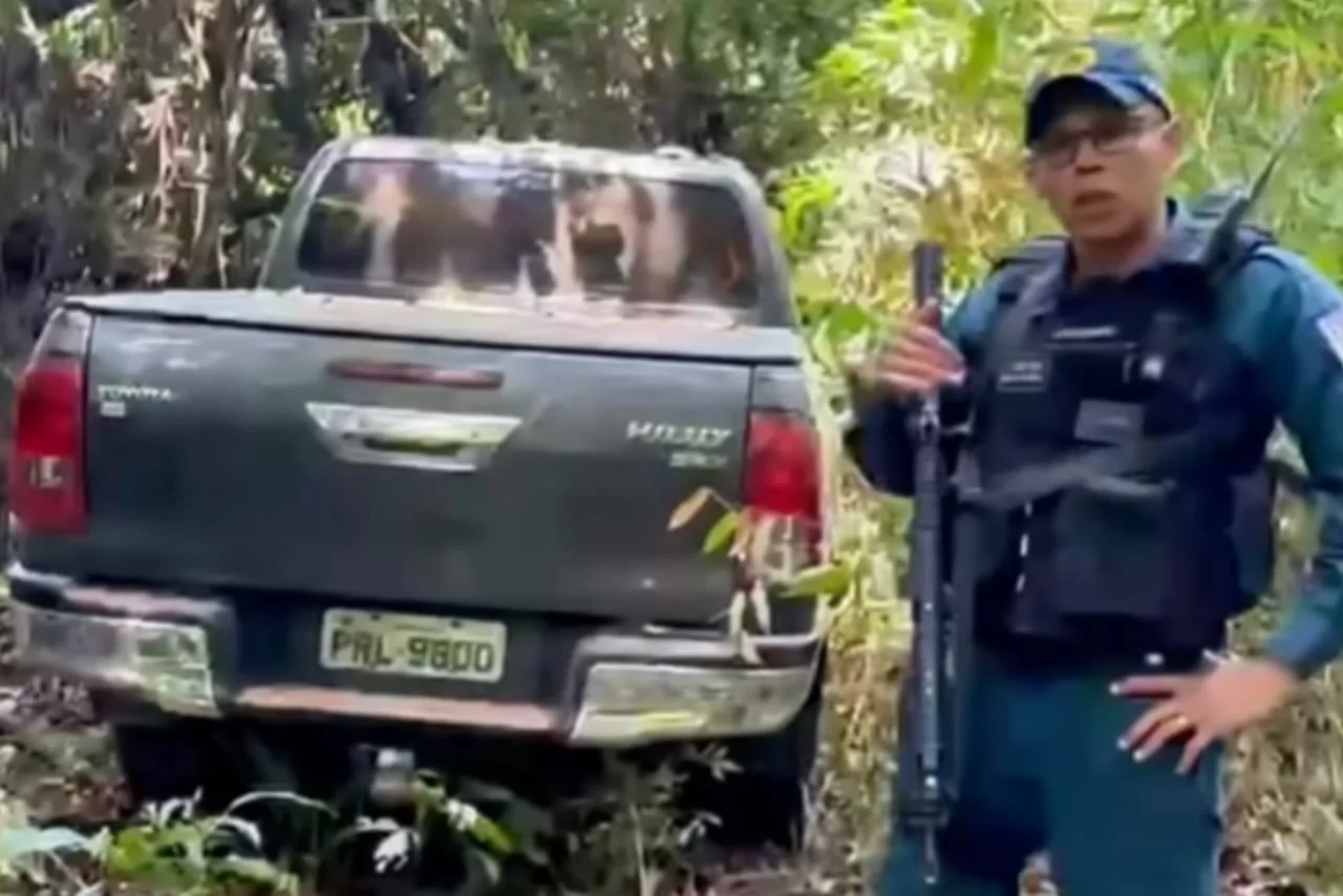 Caminhonete furtada durante a Expotuc é encontrada escondida na zona rural de Tucuruí