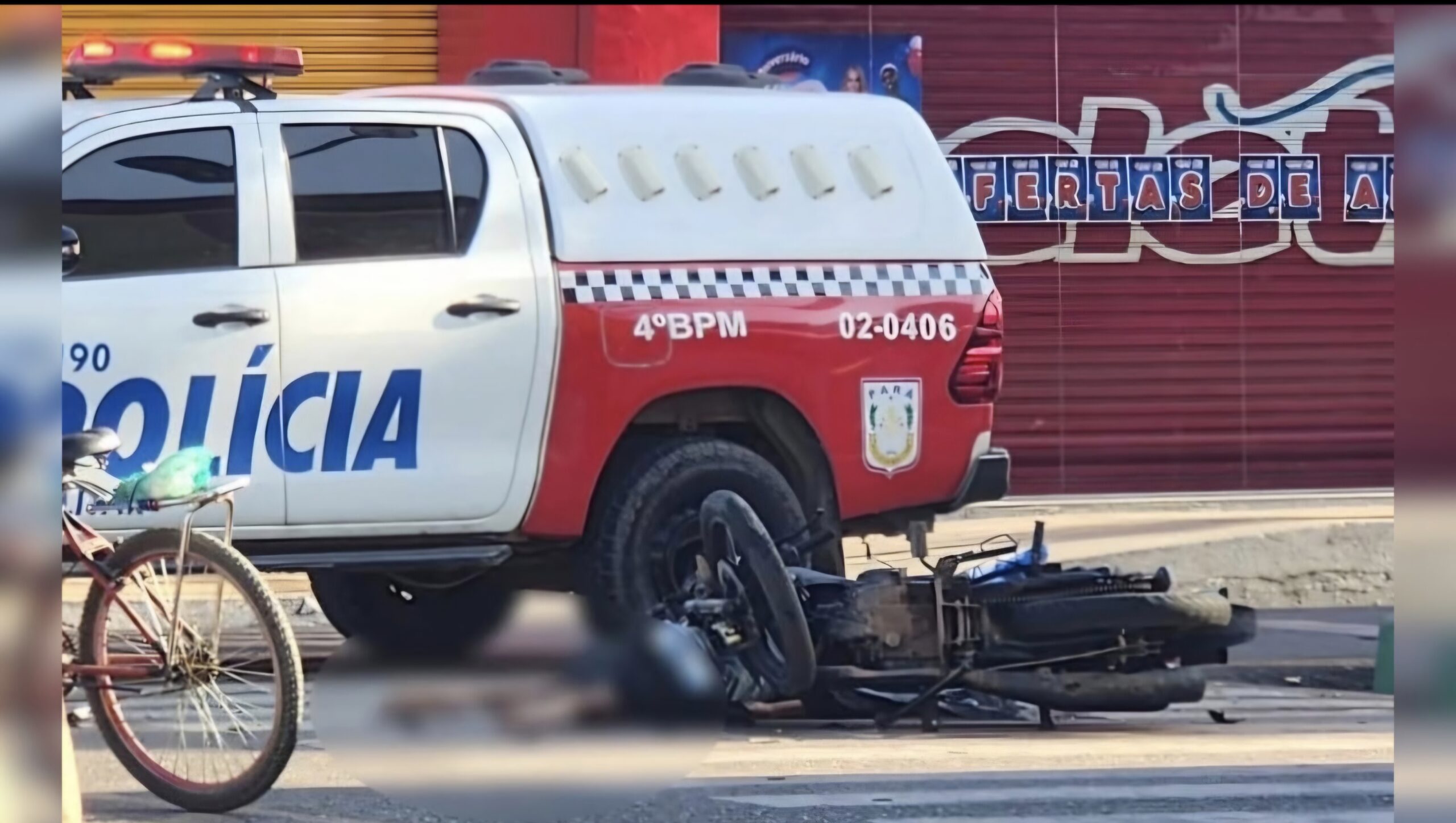 Colisão entre moto e ônibus deixa um jovem morto e outro ferido em Marabá