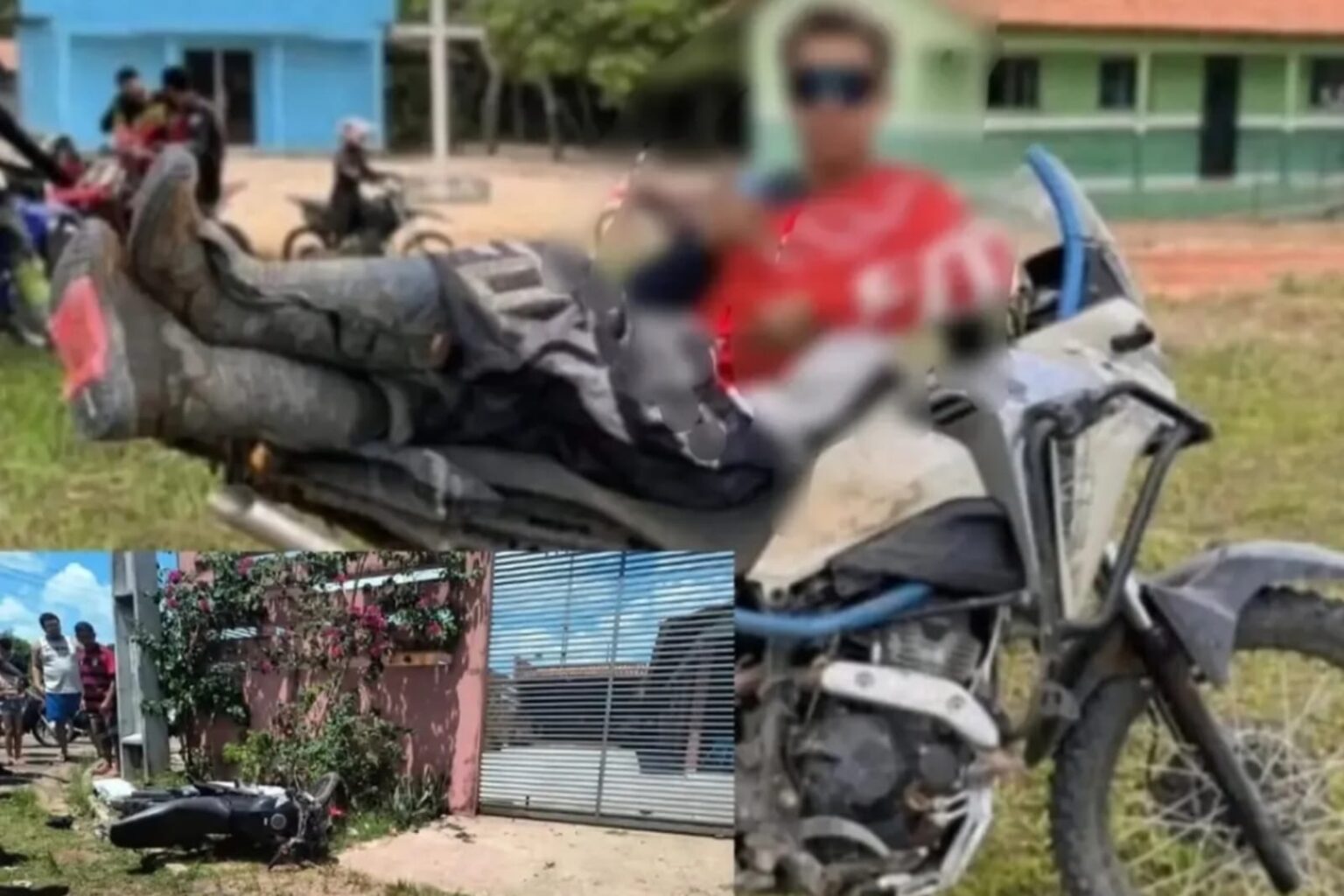 Jovem morre ao empinar moto e colidir contra muro no Pará