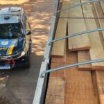 PRF apreende 38 m³ de madeira ilegal na BR-222, em Marabá