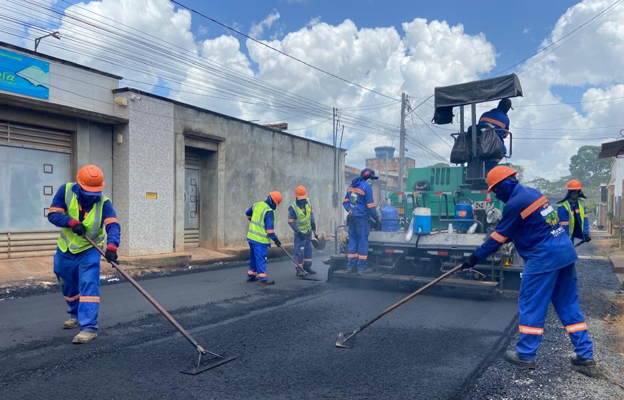 Prefeitura de Marabá avança com pavimentação e leva asfalto à Travessa Goiás, no bairro Liberdade