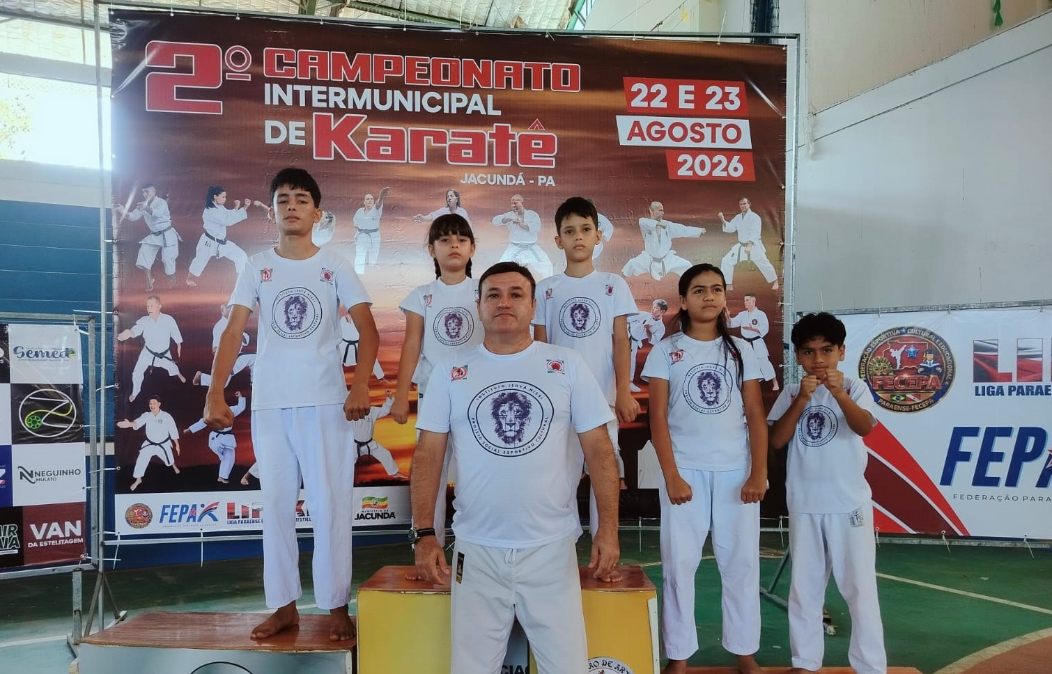 Alunos de Marabá conquistam oito medalhas em competição de karatê em Jacundá