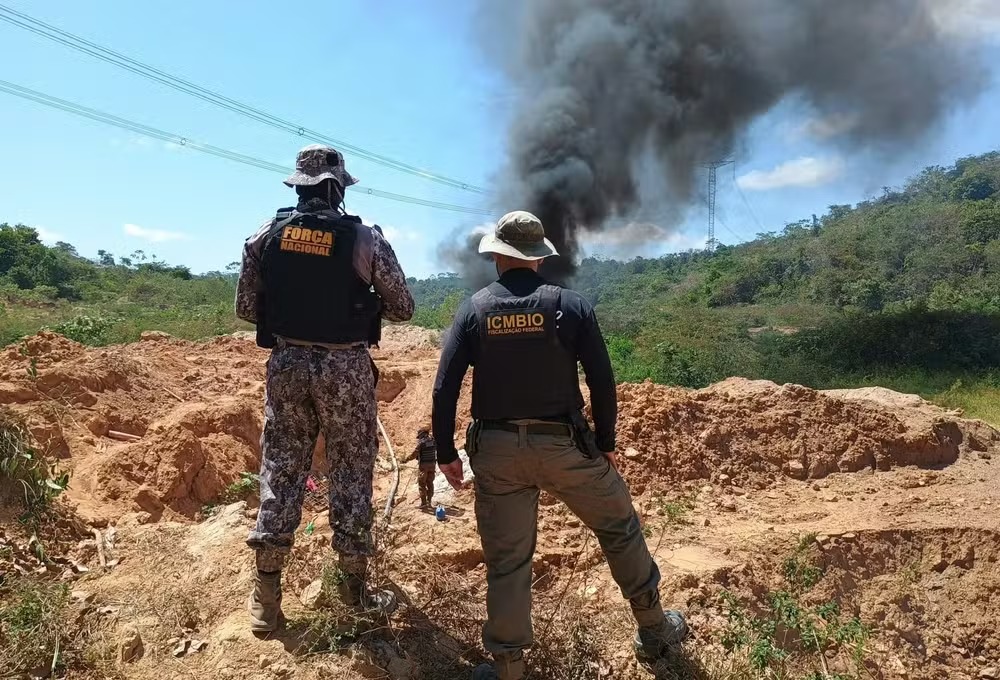 Operação federal flagra extração ilegal de ouro em Curionópolis e Eldorado dos Carajás