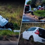 Acidente entre ônibus e carro deixa possível vítima fatal na BR-155 entre Marabá e Eldorado