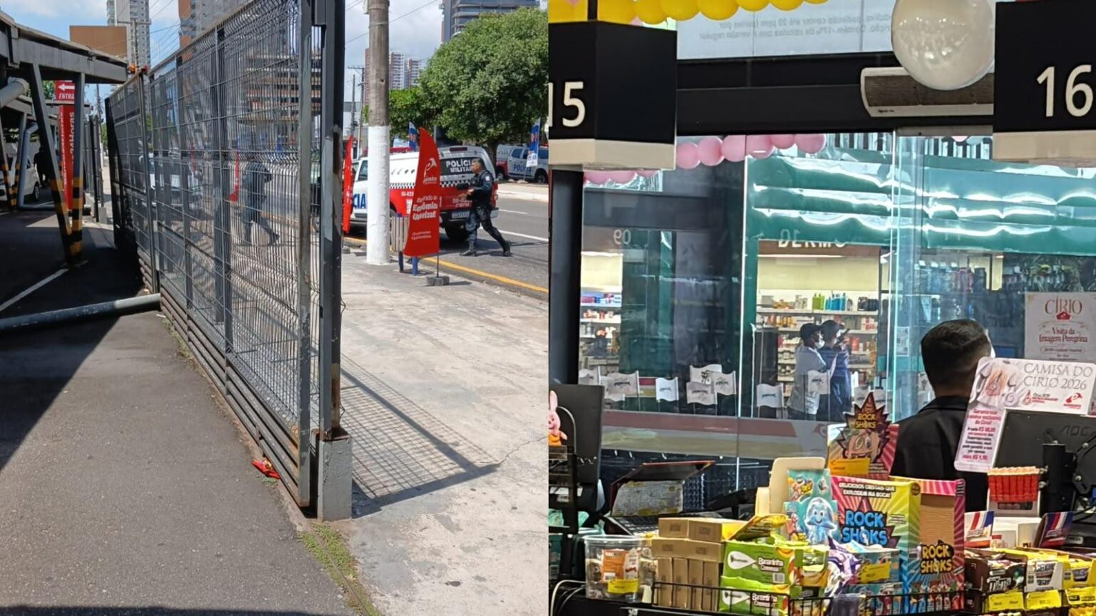 Homem armado faz refém durante tentativa de assalto em supermercado no Pará
