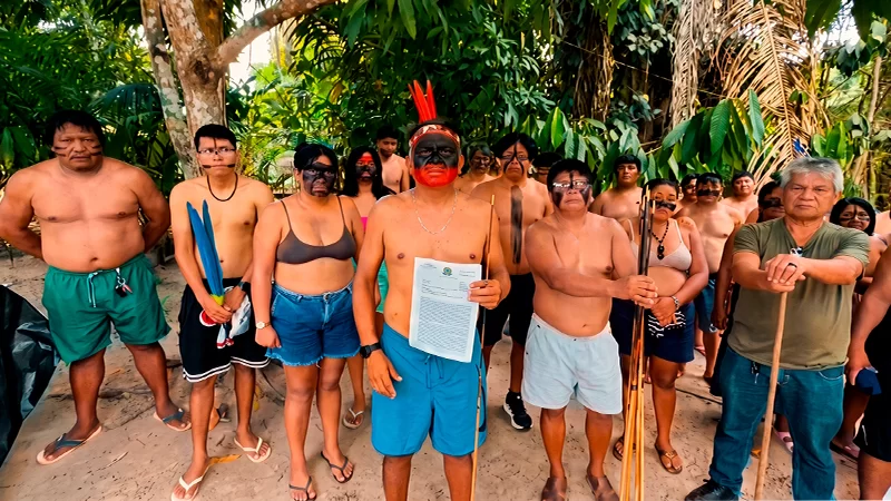 Cacique cobra resposta sobre reintegração de área ocupada por 150 famílias no sul da TI Mãe Maria