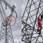 Criança de 5 anos é resgatada após escalar torre de energia elétrica em Rondônia