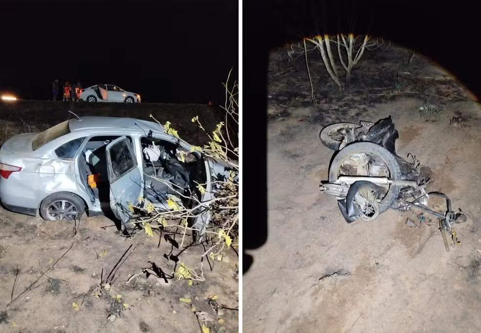 Motociclista morre após colisão frontal com carro na Tocantins