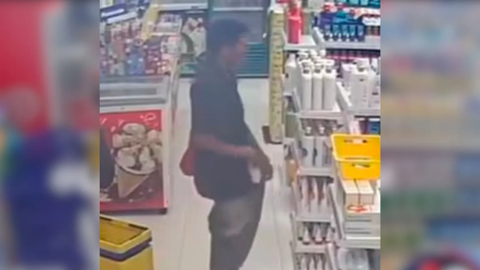 Homem é flagrado por câmeras de segurança furtando produtos de farmácia no Pará