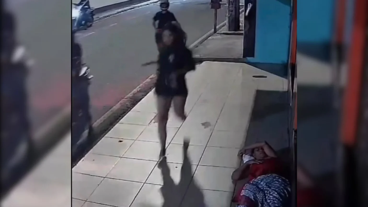 Vídeo: jovem é roubada por grupo de motociclistas no Pará