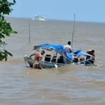 Lancha escolar com onze crianças naufraga no interior do Pará