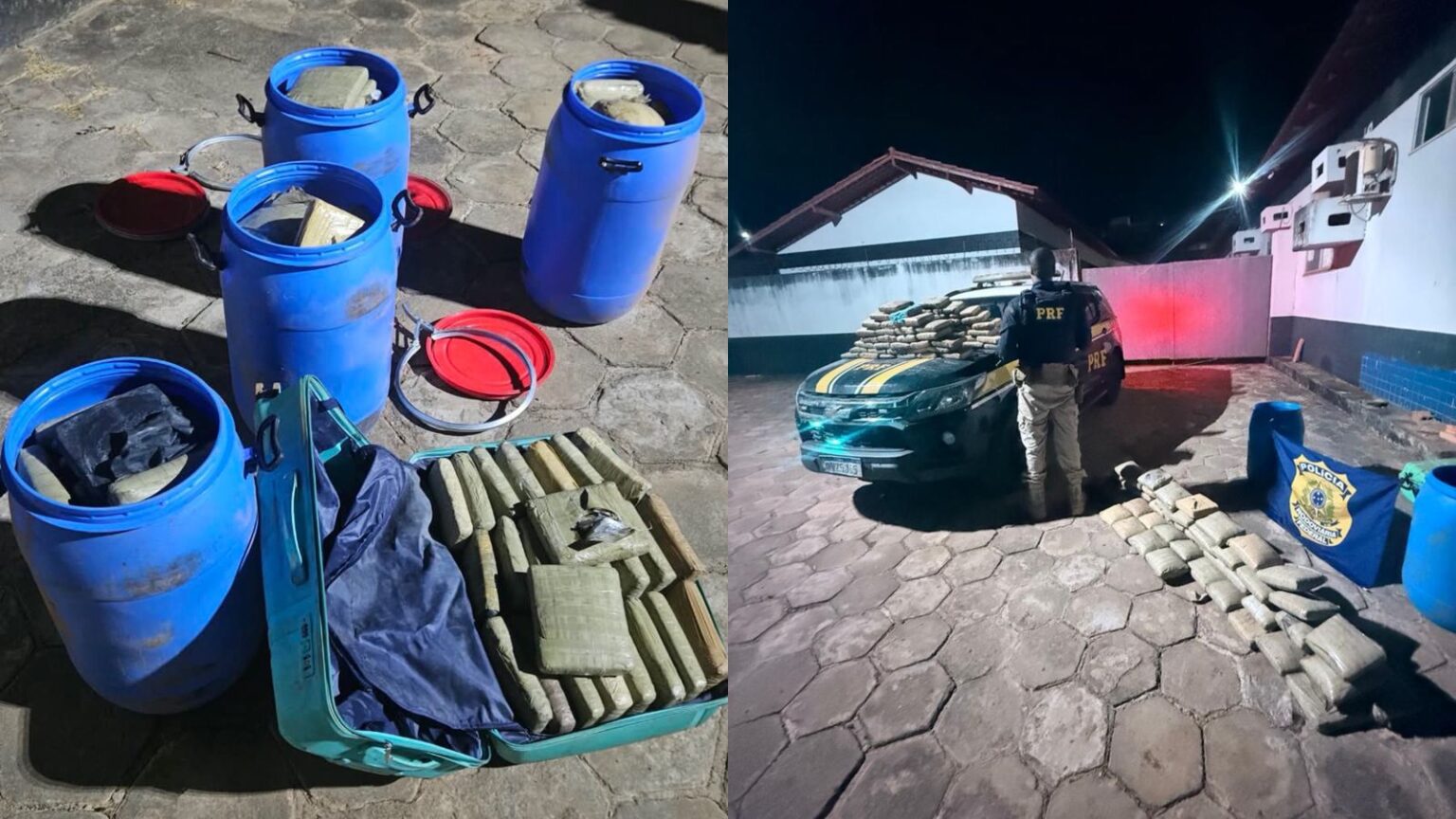 PRF apreende mais de 135 kg de skunk na BR-230, em Novo Repartimento