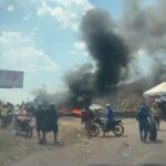 Protesto interdita BR-230 e provoca congestionamento em São João do Araguaia