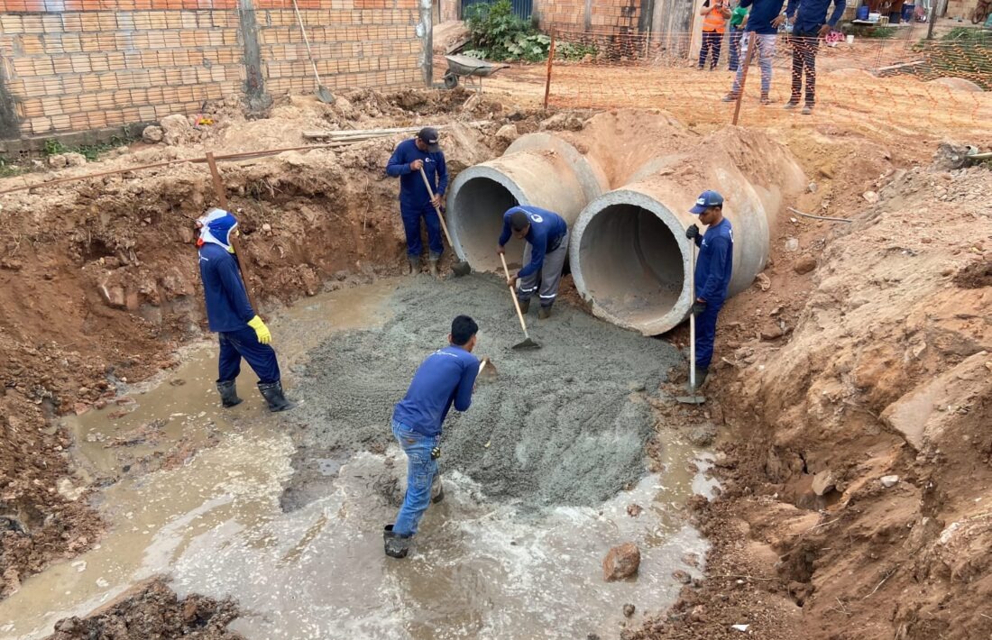 Prefeitura de Marabá avança com pavimentação e macrodrenagem nos bairros Araguaia e Nossa Senhora Aparecida