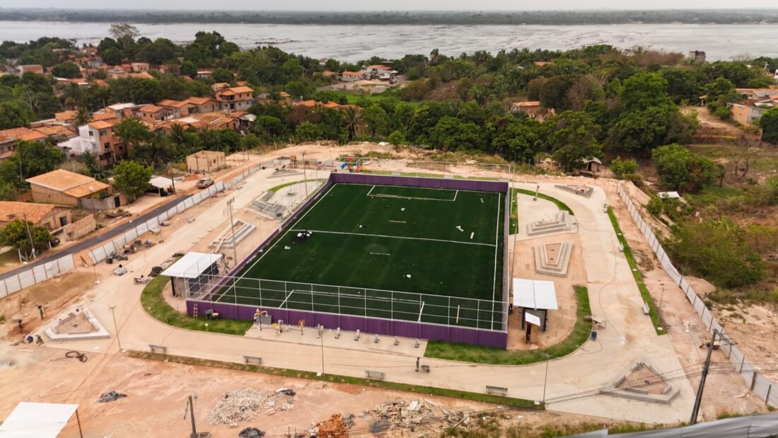 Prefeitura de Marabá avança com pavimentação no entorno da Arena Esportiva da Folha 06