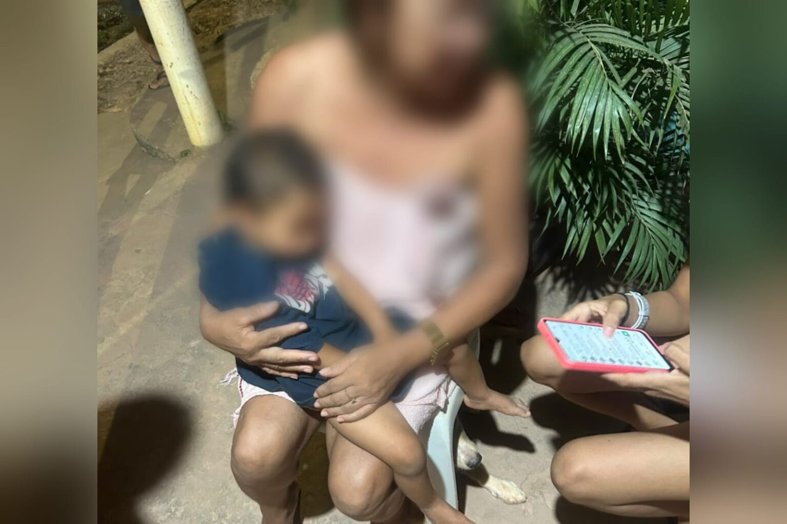 Criança é jogada em quintal de moradora e fica ferida em Marabá