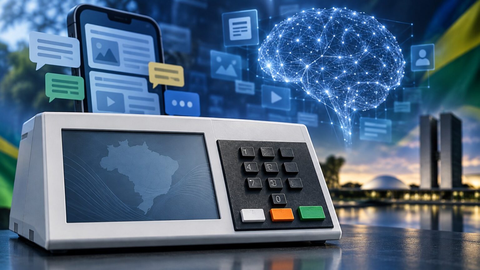 Inteligência artificial deve influenciar voto nas eleições para 58,1% dos brasileiros, aponta pesquisa