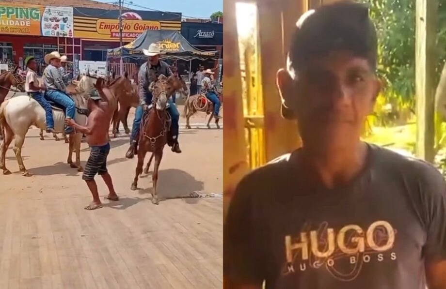 “Doeu muito”: homem se pronuncia após ser agredido com chicotadas durante cavalgada em São Félix do Xingu