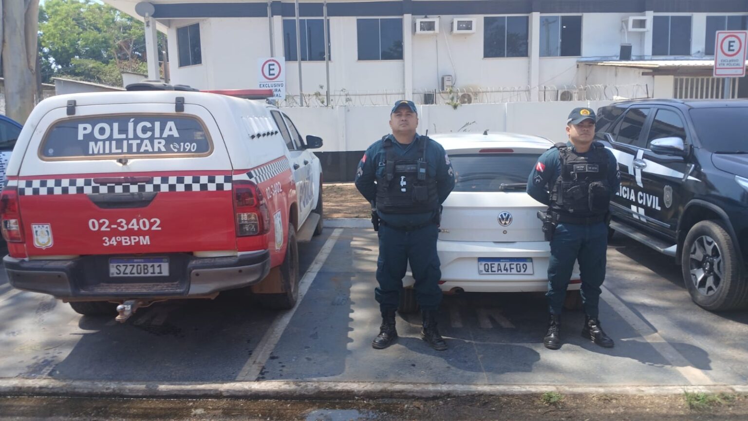 Polícia Militar recupera carro furtado e conduz mulher à delegacia em Marabá