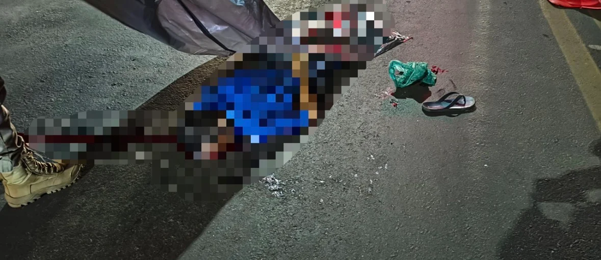 Homem morre após ser atropelado por moto e caminhonete na BR-155, em Xinguara