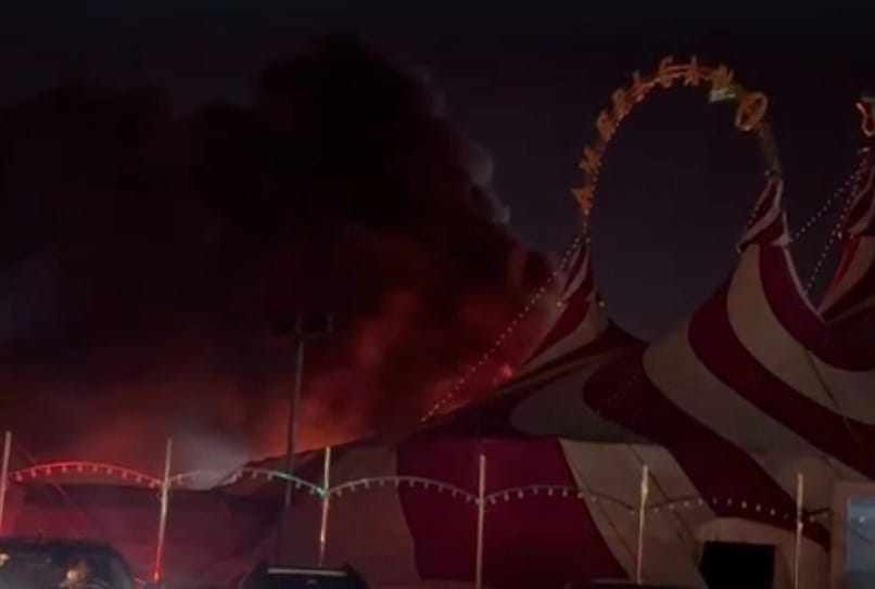 Circo pega fogo no Pará