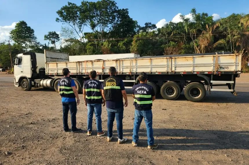 Sefa apreende 24 toneladas de material siderúrgico em São João do Araguaia