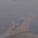 Alter do Chão fica encoberta por fumaça de queimadas no oeste do Pará