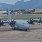 Avião militar dos EUA pousa no RJ após sobrevoar o Pará e missão no Brasil é um mistério