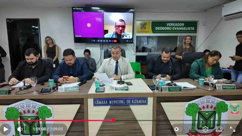 Tumulto interrompe sessão de prestação de contas da Prefeitura de Altamira