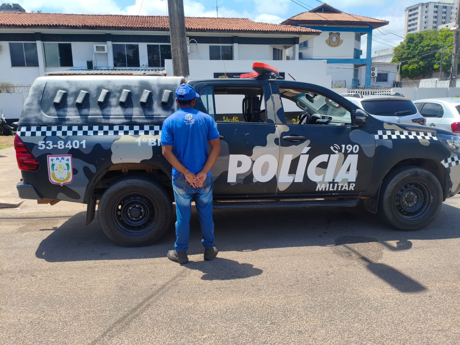 Homem com mandado de prisão em aberto é detido durante abordagem em Marabá