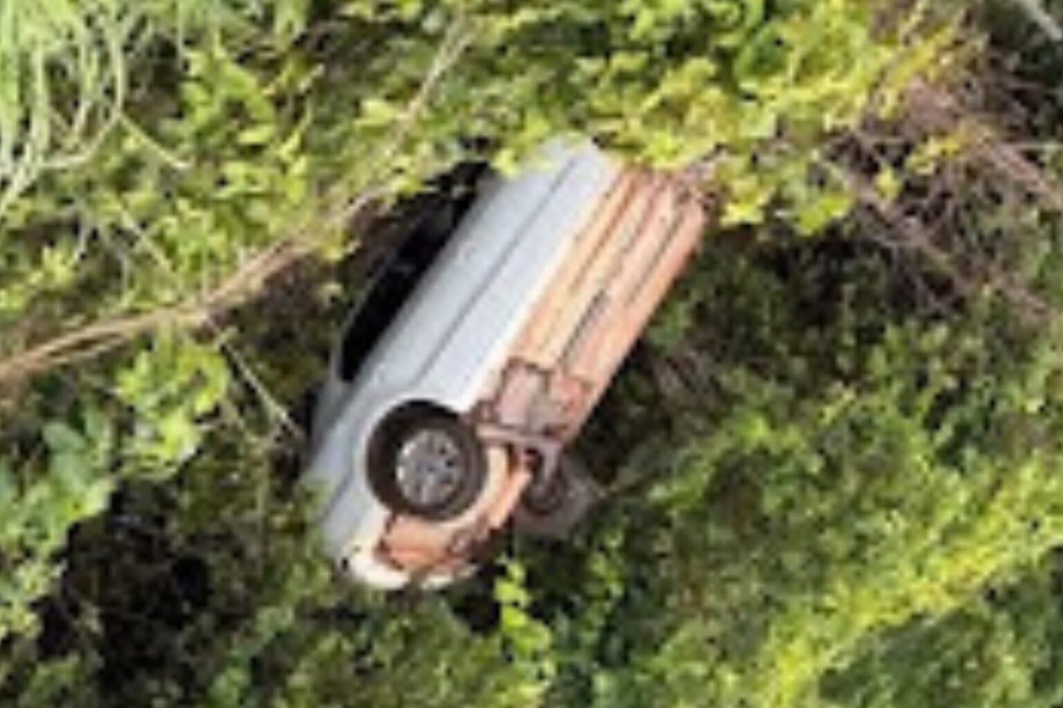 Carro capota ao bater em boi na BR-158 entre Redenção e Santana do Araguaia