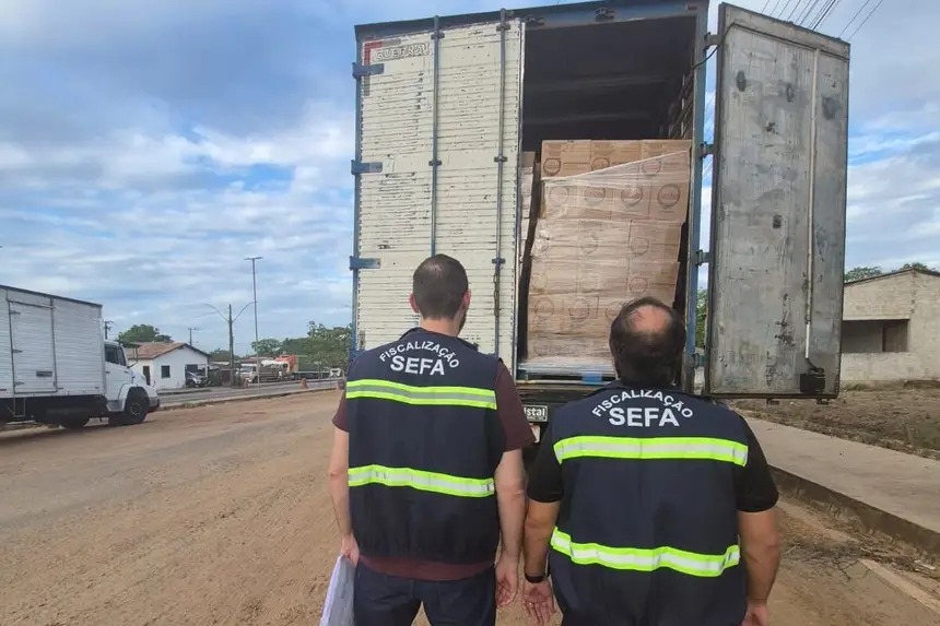 Sefa apreende 16,5 toneladas de café avaliadas em quase R$ 700 mil no Pará